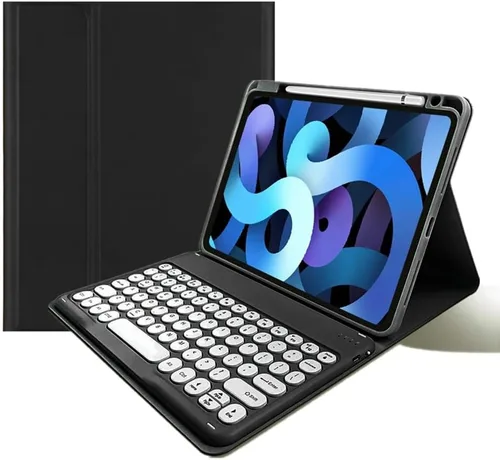 Miniatura 15 de kaitesi Funda de teclado para iPad A16 de 11ª generación de 11 pulgadas 2025, iPad de 10ª generación de 10.9 pulgadas 2022, funda de teclado