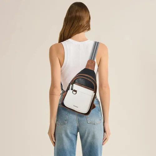 Miniatura 9 de Leresas Bolso bandolera de 7L para mujeres y hombres, de cuero vegano, bolsos cruzados, riñonera, monedero, mochila sobre el hombro, bolsa antirrobo