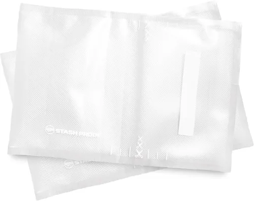 Miniatura 8 de Bolsas de sellado al vacío de 8 x 12 pulgadas (100 unidades) de 5.5 mil (transparentes y transparentes), sin BPA, de grado comercial