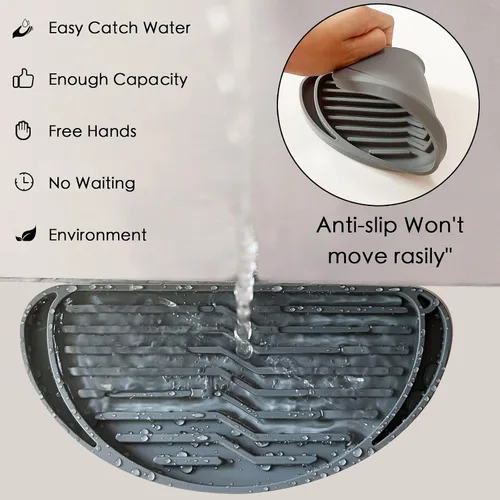 Miniatura 2 de Bandeja de goteo con dispensador de agua, bandeja de goteo para máquina de café, almohadilla de desbordamiento para refrigerador, 2
