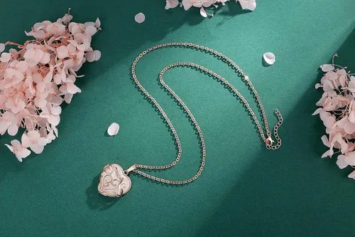 Miniatura 2 de MAIBAOTA Collar de punto de cristal curativo envuelto en flores, collares con dije de piedra de cristal natural, joyería de cuarzo reiki para mujer