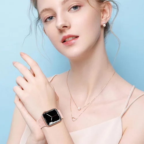 Miniatura 4 de Bandiction Correa Deportiva Grabada Compatible con Apple Watch de 42mm 44mm 45mm 49mm, Correa de Silicona Suave Resistente al Agua para iWatch Apple