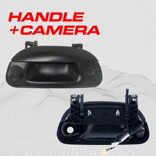 Miniatura 2 de Master Tailgaters Mango negro para puerta trasera con cámara de respaldo de repuesto para Ford F150 F250 F350 F450 F550 (1997-2007) IP68