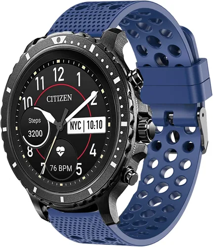 Miniatura 10 de Lamshaw Compatible con correas Citizen CZ, pulseras de repuesto de silicona con hebilla de metal, compatible con reloj inteligente Citizen CZ
