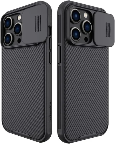Miniatura 13 de Mangix Funda para iPhone 13 con Cubierta de Cámara, Ajuste Delgado Funda Protectora de Policarbonato Resistente a Golpes con Cubierta Deslizante