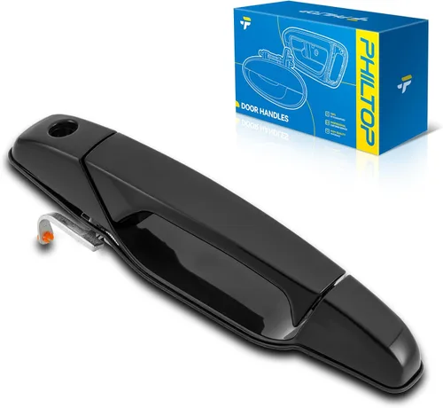 Miniatura 32 de PHILTOP Manija de puerta exterior 3 piezas delantera izquierda y derecha y trasera derecha para Chevy Express 1500/2500/3500, reemplaza # 79320