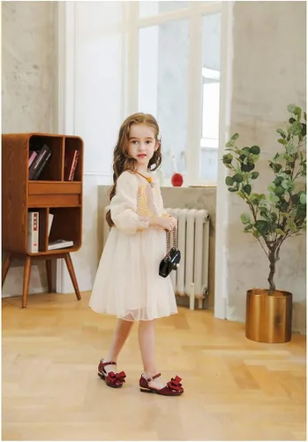 Miniatura 6 de Flyrioc Sandalias de tacón para niña pequeña, zapatos de vestir de ballet (niño pequeñoniño grande)