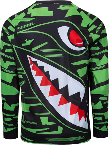 Miniatura 105 de Hotlion Camiseta de ciclismo para hombre, manga larga, MTB Motocross, ropa de carreras todoterreno