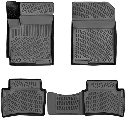 Miniatura 16 de RizLiner Kia Sorento 2003-2009 Floor Mats 3D Custom Fit Compatible with Kia Rubber Car Mats Laser Measured Floor Liners All Weather Heavy Duty