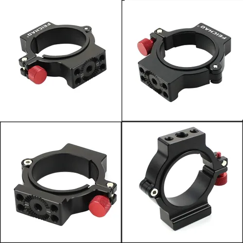 Miniatura 9 de Adaptador de junta tórica Estabilizador de 3 ejes 1/4 Tornillo de extensión de anillo de expansión Micrófono Montaje de luz de video LED Compatible