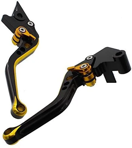 Miniatura 3 de FXCNC Racing Short Billet - Palanca de embrague de freno ajustable para motocicleta de doble color, compatible con YZF R3 R25 2013-2020, MT-03 MT-25
