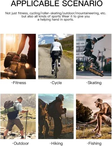 Miniatura 3 de Guantes deportivos antideslizantes y transpirables de medio dedo, ideales para ciclismo, correr, patinar, gimnasio, entrenamiento, al aire libre