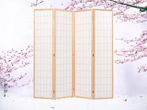 Miniatura 6 de Divisor de habitación de 3 paneles, pantalla de privacidad, divisor Shoji de 6 pies de alto, divisor de habitación privado de estilo japonés