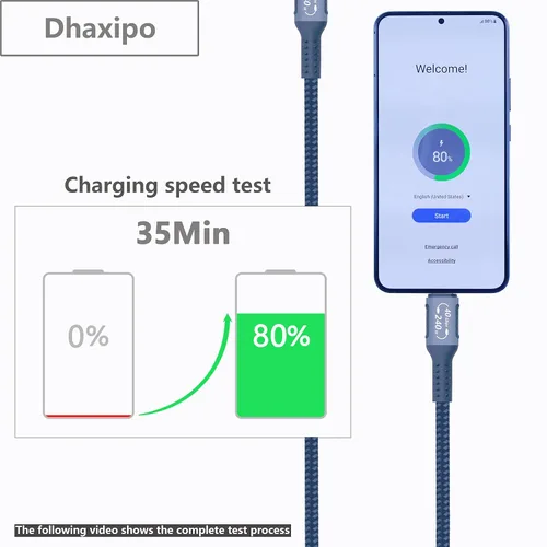 Miniatura 5 de Cable USB 4 para Thunderbolt 4 de 1.0 ft/1 pie, transferencia de datos de 40 Gbps con 240 W y 4K a 144 Hz 5K @ 60 Hz o 8K a 30 Hz, compatible