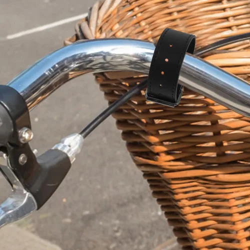 Miniatura 3 de Correas delanteras para bicicleta, 2 pares de correas de cesta de bicicleta, correas ajustables para cesta de bicicleta, correas delanteras