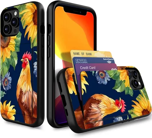 Miniatura 75 de Funda para iPhone Air, funda tipo cartera con ranura para tarjeta oculta, a prueba de golpes, TPU y PC, funda protectora de doble capa para iPhone