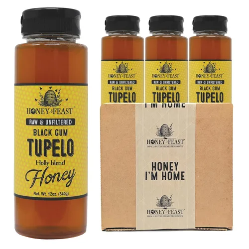 Miniatura 28 de Honey Feast, Miel de Flor Silvestre, 12 Onza