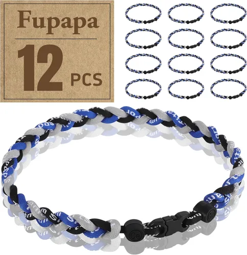 Miniatura 12 de Paquete de 12 collares de béisbol de alta calidad, collares deportivos multicolor de 18 pulgadas, ideal para regalos de equipo de béisbol, recuerdos