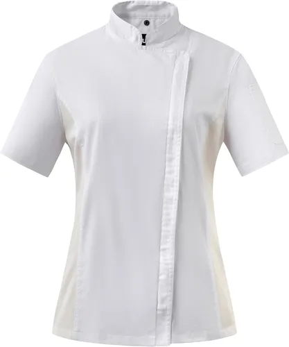 Miniatura 13 de Ubon Chaqueta de Chef para Mujer con Ventilación de Malla Lateral y Cremallera