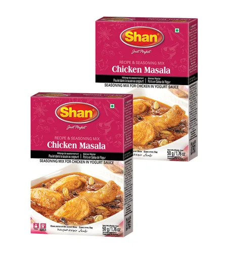Miniatura 59 de Shan Korma Recipe and Seasoning Mix 1.76 oz (50g) - Spice Powder for Traditional Meat in Yogurt Sauce - Suitable for Vegetarians - Airtight Bag in a