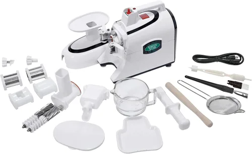 Miniatura 6 de Tribest Green Star Elite GSE-5300-220V Deluxe Jumbo Twin Gear Extractor de jugo con juego de máquina de pasta, 220 V, no apto para uso en Estados