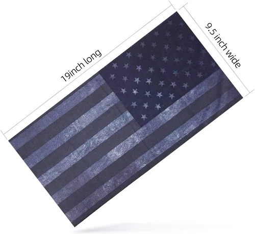 Miniatura 4 de ZeeDix - Bandana con la bandera de Estados Unidos para el aire libre, 5 piezas.