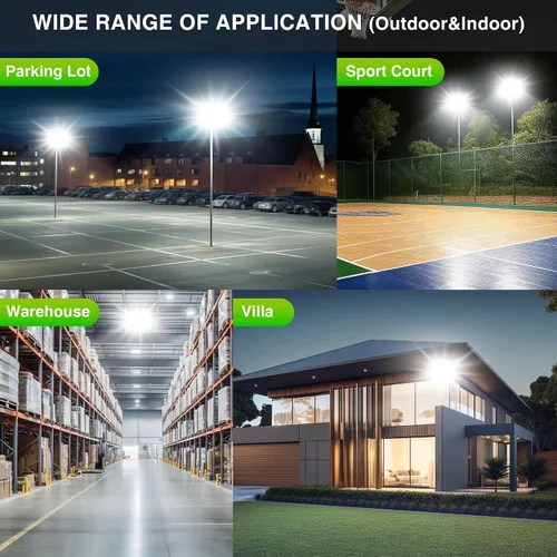 Miniatura 17 de STASUN - Luz de inundación LED para exteriores, 150 W, 15000 lúmenes, 6000 K, luz blanca IP66, impermeable, luz de estacionamiento comercial, 3