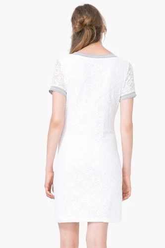Miniatura 3 de Desigual Vestido Basico Mujer, Blanco