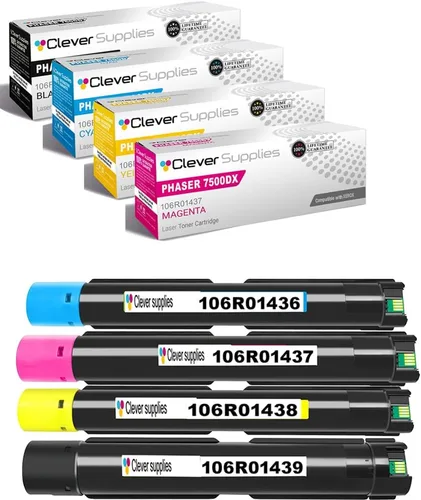 Miniatura 189 de CS compatible Xerox Phaser 6510/WorkCentre 6515 (106r03480) 2 cartuchos de tóner negro para Phaser 6510, WorkCentre 6515 2 negro