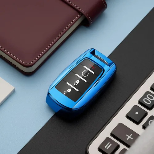 Miniatura 5 de Compatible con Funda para Llave Dodge Ram 1500 2500 3500 Azul Accesorios para Auto