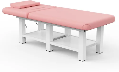 Miniatura 12 de pouseayar Mesa de masaje estacionaria, 75 pulgadas de largo y 31.5 pulgadas de ancho, cama de esteticista resistente, marco de metal de 800 libras