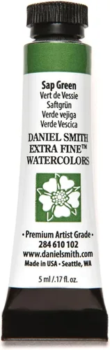 Miniatura 11 de Daniel Smith 284610109 Tubo de acuarela extrafino, 0.2 fl oz, verde submarino