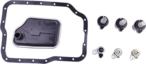 Miniatura 2 de Kit de servicio de filtro de solenoide de cambio de transmisión 4F27E Compatible con Ford Focus Transit Connect Compatible con Mazda Protege