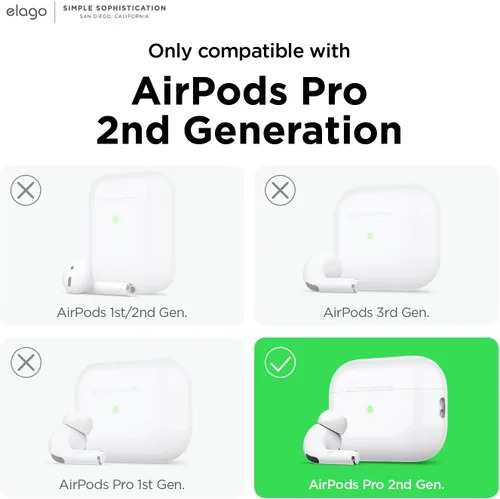 Miniatura 2 de elago AW5 - Funda compatible con AirPods Pro de 2ª generación (2022), diseño clásico de consola de juegos portátil compatible con AirPods Pro 2