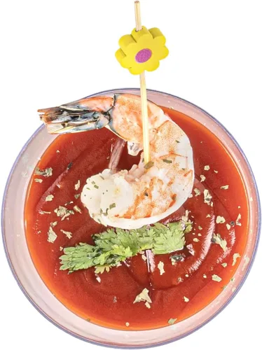 Miniatura 10 de Restaurantware Copas de parfait de 6 onzas, 20 tazas redondas de mousse, desechables, duraderos, de plástico transparente, para postres, aperitivos