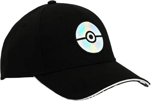 Miniatura 3 de Pokémon - Sombrero holográfico de poliuretano Pokeball negro Elite Flex