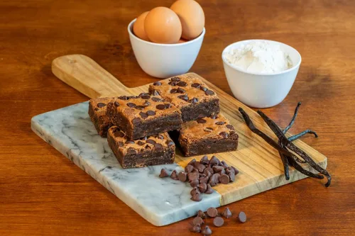 Miniatura 2 de Nadel - Brownies dulces de chocolate triple naturalmente deliciosos (chocolate triple, paquete de 12)