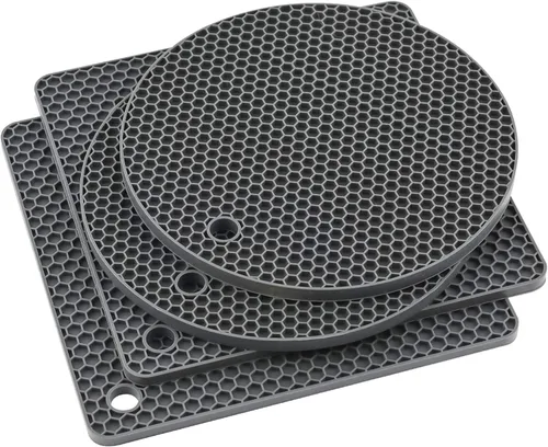 Miniatura 9 de Salvamanteles de silicona para platos calientes, soportes de silicona para ollas de cocina, salvamanteles para cocina, salvamanteles para ollas