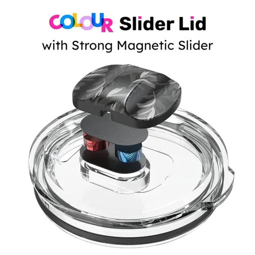 Miniatura 3 de Para YETI Tapa de 30 onzas, color vibrante para tapa YETI, ajuste perfecto para tapa YETI de 32 onzas, paquete de 2 (negro clásico y patrón)