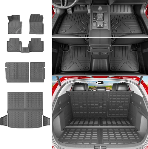 Miniatura 37 de Alfombrilla powoq Compatible con Honda Civic Hatchback 2022-2026 Alfombrilla de carga TPE Forro de maletero Respaldo Alfombrilla de piso Forro
