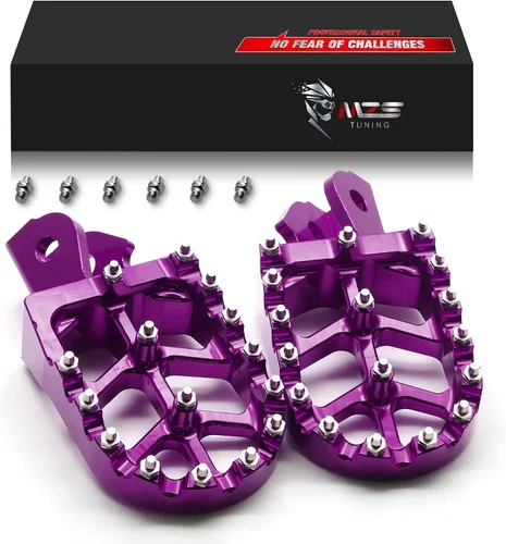 Miniatura 12 de MZS Estriberas eléctricas para motocross compatibles con X3 XXX MX3 MX4 MX5, estriberas Ebike MX más anchas reposapiés resto pedal CNC aluminio negro