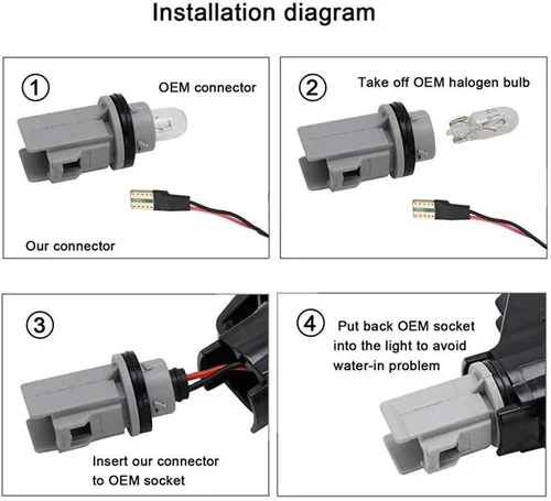 Miniatura 5 de Luz LED secuencial de señalización lateral intermitente compatible con Mini Cooper R60 R61 Countryman Paceman 2011-2016 (lente ahumada)