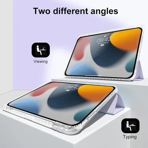 Miniatura 6 de para iPad Air de 11 pulgadas M3/2 (2025/2024), funda para iPad Air de 5ª generación 2022 con soporte para lápices, funda para Air de 4ª