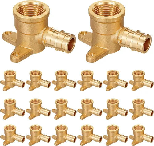 Miniatura 18 de 1 "X 1" Codo de 90 grados Pex A Accesorios de expansión Accesorios de latón Herramienta de crimpado Pex para conexión de tubería de tubería, ASTM