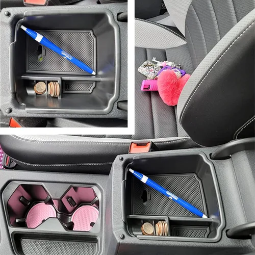 Miniatura 6 de TACORBO Organizador de Consola Central Compatible con Taos 2022 2023 2024 y Tiguan 2018 2019 2020 2021 2022 2023 2024 Accesorios Caja