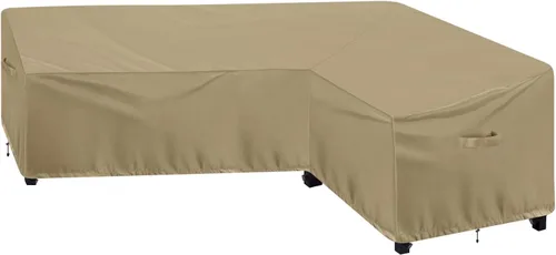 Miniatura 26 de OutdoorLines Funda seccional curvada impermeable para exteriores, resistente a los rayos UV, resistente al viento, para terraza, césped y patio