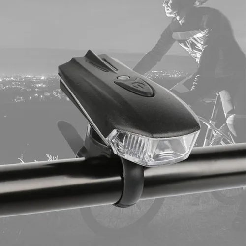 Miniatura 7 de Zerodeko USB Rechargeable Bike Light Set with Waterproof Front Handlebar Lamp and Red Rear Taillight, Portable Cycling Headlights for Outdoor Night