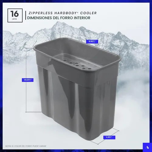 Miniatura 6 de Titan by Arctic Zone Deep Freeze Cooler - Zipperless Hardbody Cooler - Deep Freeze Insulation, HardBody Liner, and SmartShelf