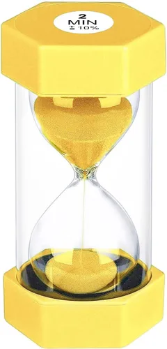 Miniatura 25 de Reloj de Arena con Temporizador de Arena de 1 Minuto, Reloj de Arena Irrompible, SandWatch de Plástico de 1 Min, Reloj De Arena 1 Minutos, Reloj