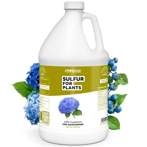 Miniatura 8 de Fertilizante de azufre: enmienda líquida de azufre para hojas más verdes, mejor absorción de nutrientes y plantas más fuertes, 8 onzas